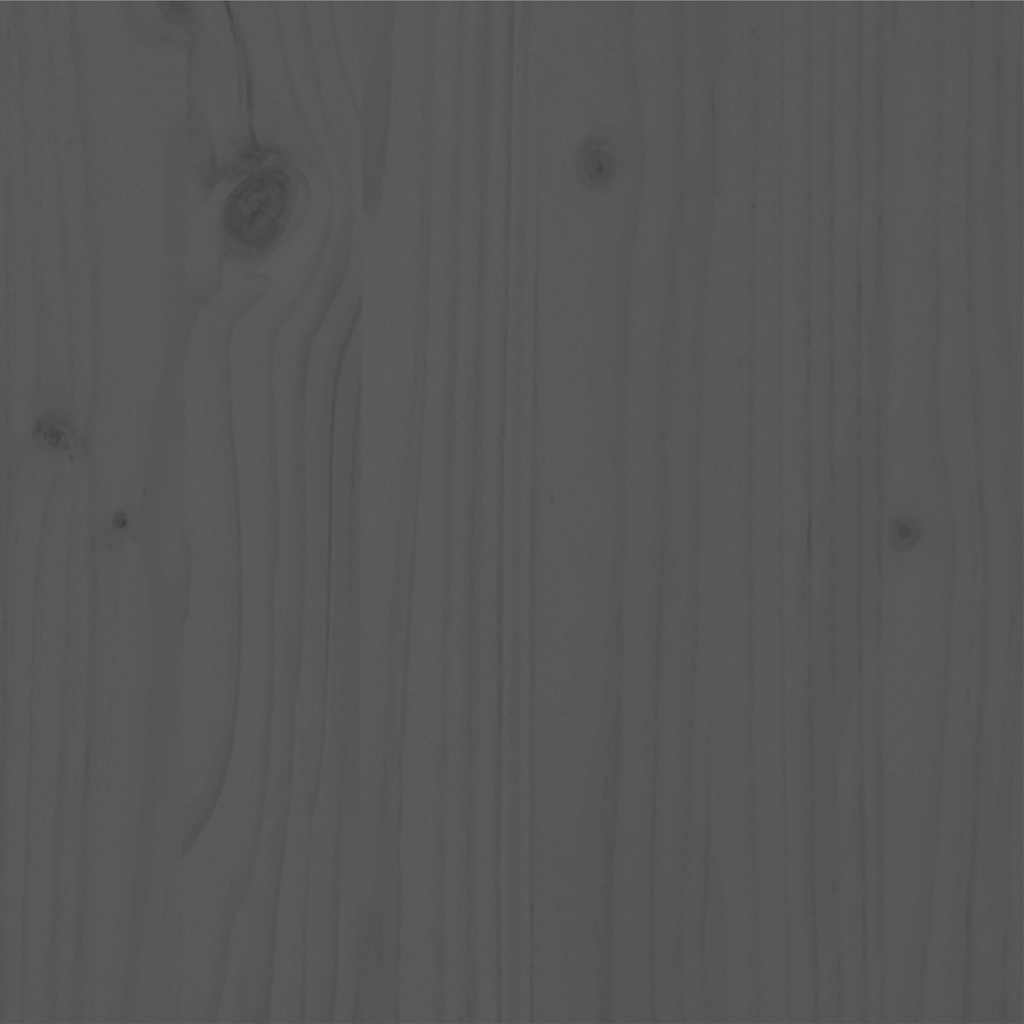 Giroletto Grigio in Legno Massello di Pino 200x200 cm | homemem39