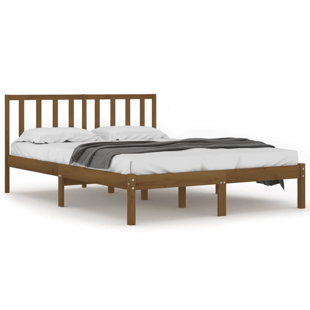 Miele Bed Frame in Solid Wood 120x190 cm Small Double