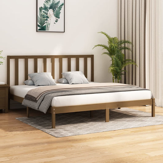 Giroletto senza Materasso Ambra in Legno di Pino 200x200 cm | homemem39