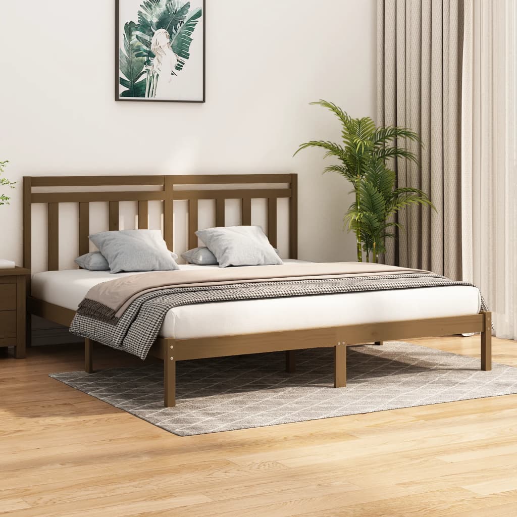 Giroletto senza Materasso Ambra 200x200 Legno Massello | homemem39