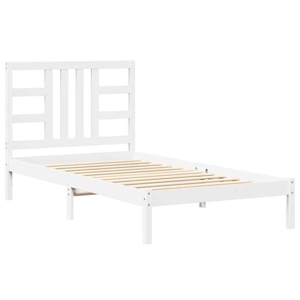 Giroletto Bianco in Legno Massello 100x200 cm | homemem39