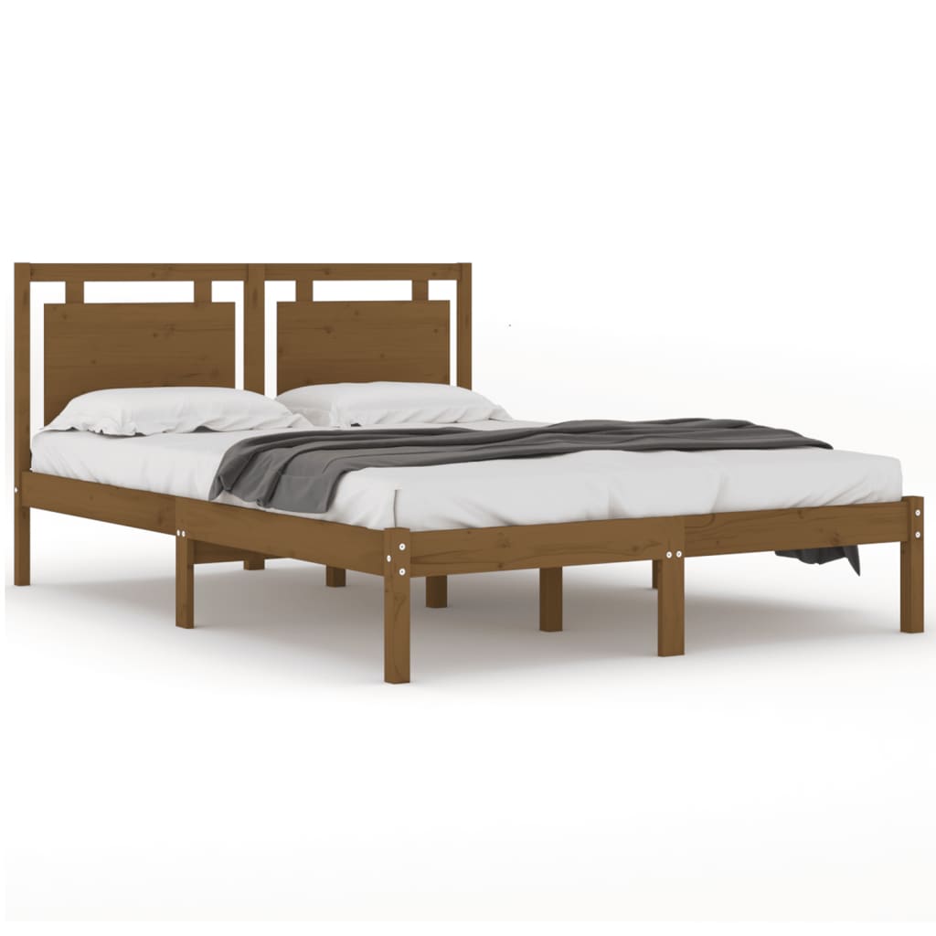 Miele Bed Frame in Solid Wood 120x190 cm Small Double