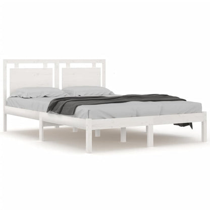 Giroletto Bianco in Legno Massello 200x200 cm | homemem39
