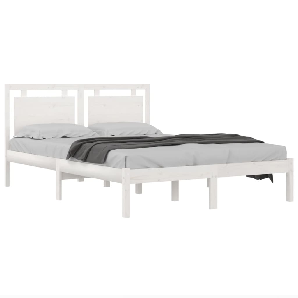 Giroletto Bianco in Legno Massello 200x200 cm | homemem39
