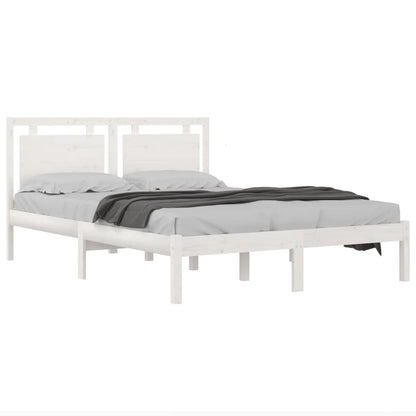 Giroletto Bianco in Legno Massello 200x200 cm | homemem39