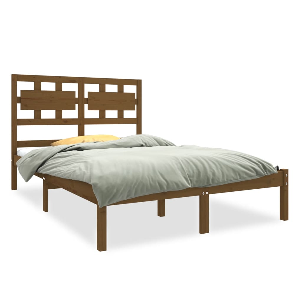 Miele Bed Frame in Solid Wood 120x190 cm Small Double