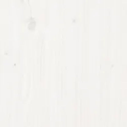 Giroletto Bianco in Legno Massello 90x200 cm