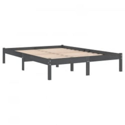 Giroletto Grigio in Legno Massello 200x200 cm | homemem39