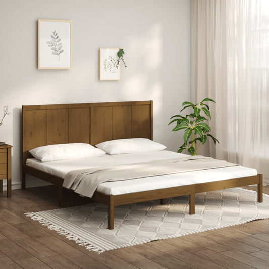 Giroletto ambra in Legno Massello di Pino 200x200 cm | homemem39