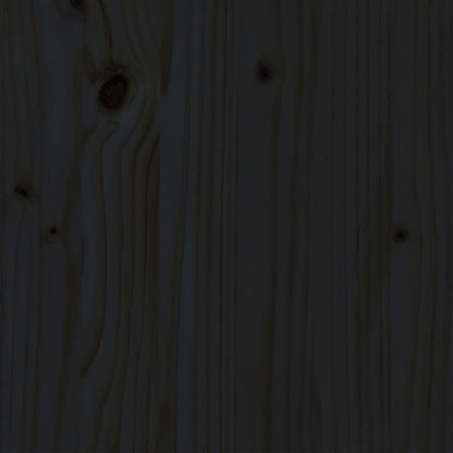 Giroletto Nero in Legno Massello 200x200 cm | homemem39