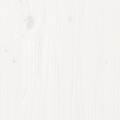 Giroletto Bianco in Legno Massello 75x190 cm Small Single | homemem39