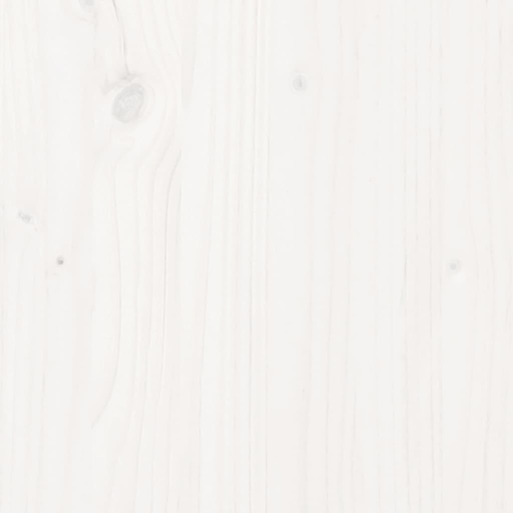 Giroletto Bianco in Legno Massello 140x190 cm | homemem39