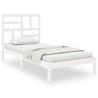 Giroletto Bianco in Legno Massello 90x200 cm | homemem39