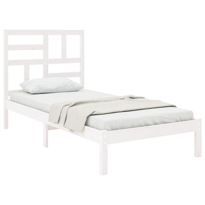 Giroletto Bianco in Legno Massello 90x200 cm | homemem39