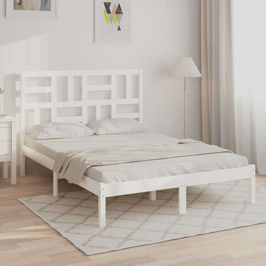 Giroletto Bianco in Legno Massello 140x200 cm | homemem39