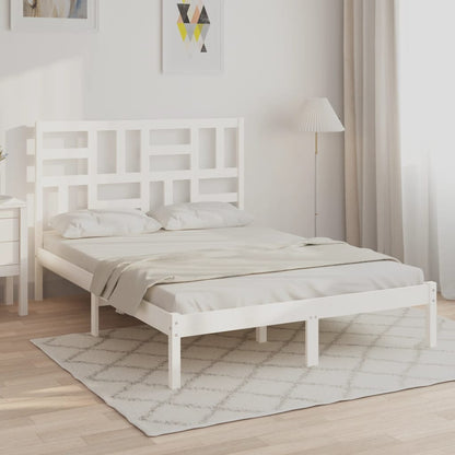 Giroletto Bianco in Legno Massello 160x200 cm | homemem39