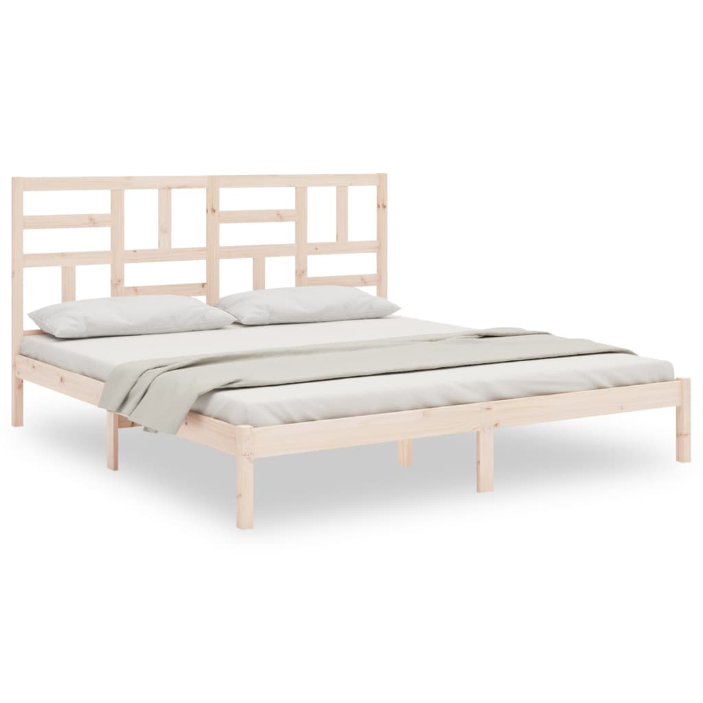 Giroletto senza Materasso in Legno Massello 200x200 cm | homemem39