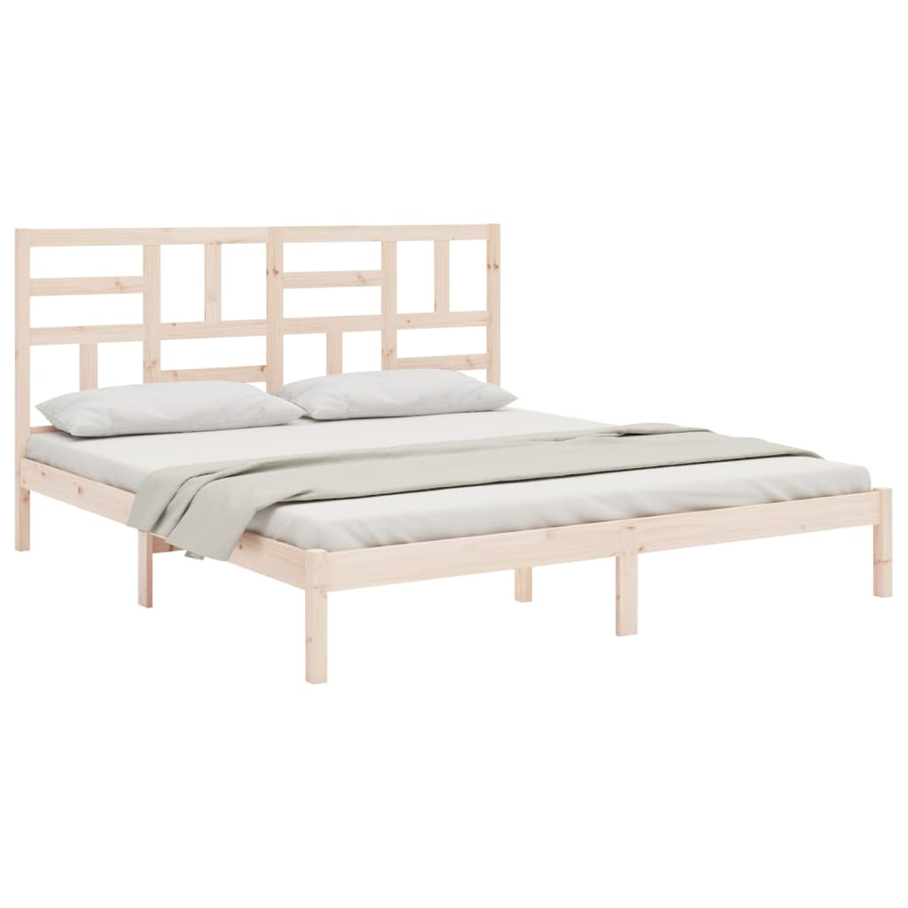 Giroletto senza Materasso in Legno Massello 200x200 cm | homemem39