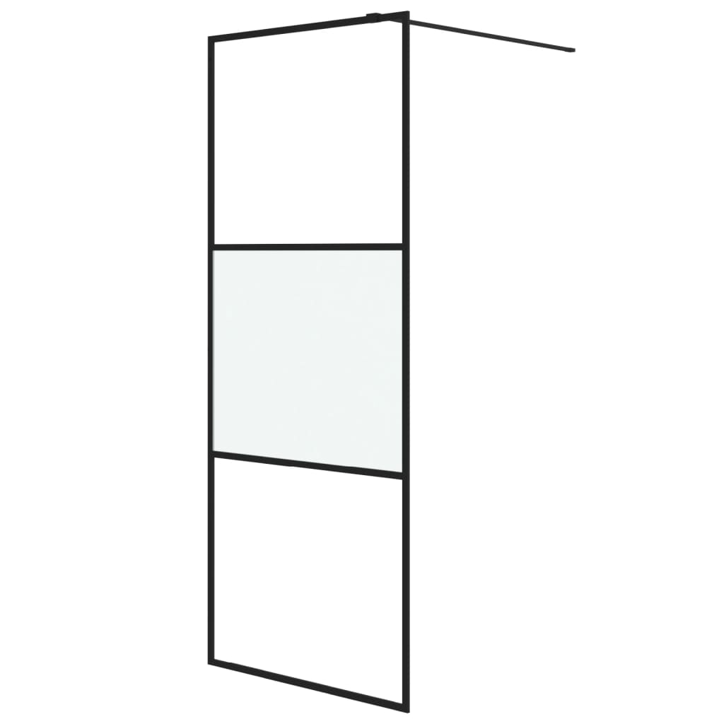 Parete Doccia Walk in 80x195 cm Vetro Semi Smerigliato ESG | homemem39
