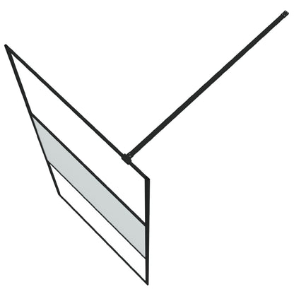 Parete Doccia Walk in 90x195 cm Vetro Semi Smerigliato ESG | homemem39