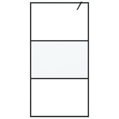 Parete Doccia Walk in 100x195 cm Vetro Semi Smerigliato ESG | homemem39