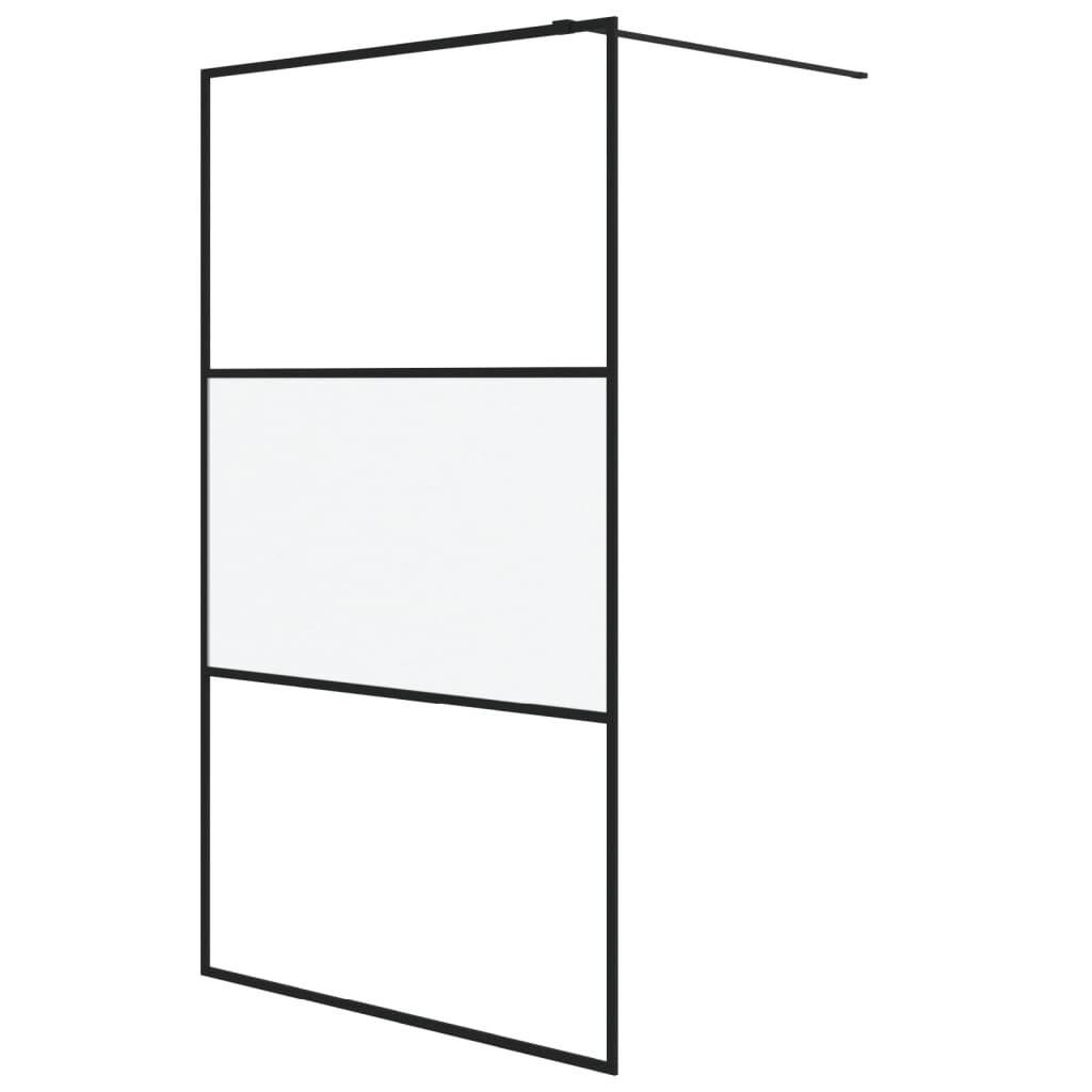 Parete Doccia Walk in 115x195 cm Vetro Semi Smerigliato ESG | homemem39