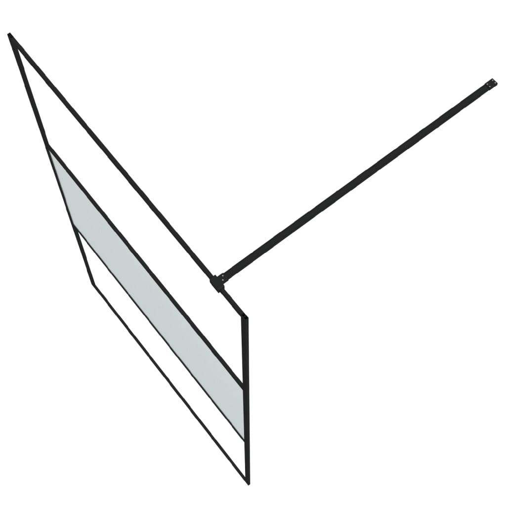 Parete Doccia Walk in 115x195 cm Vetro Semi Smerigliato ESG | homemem39