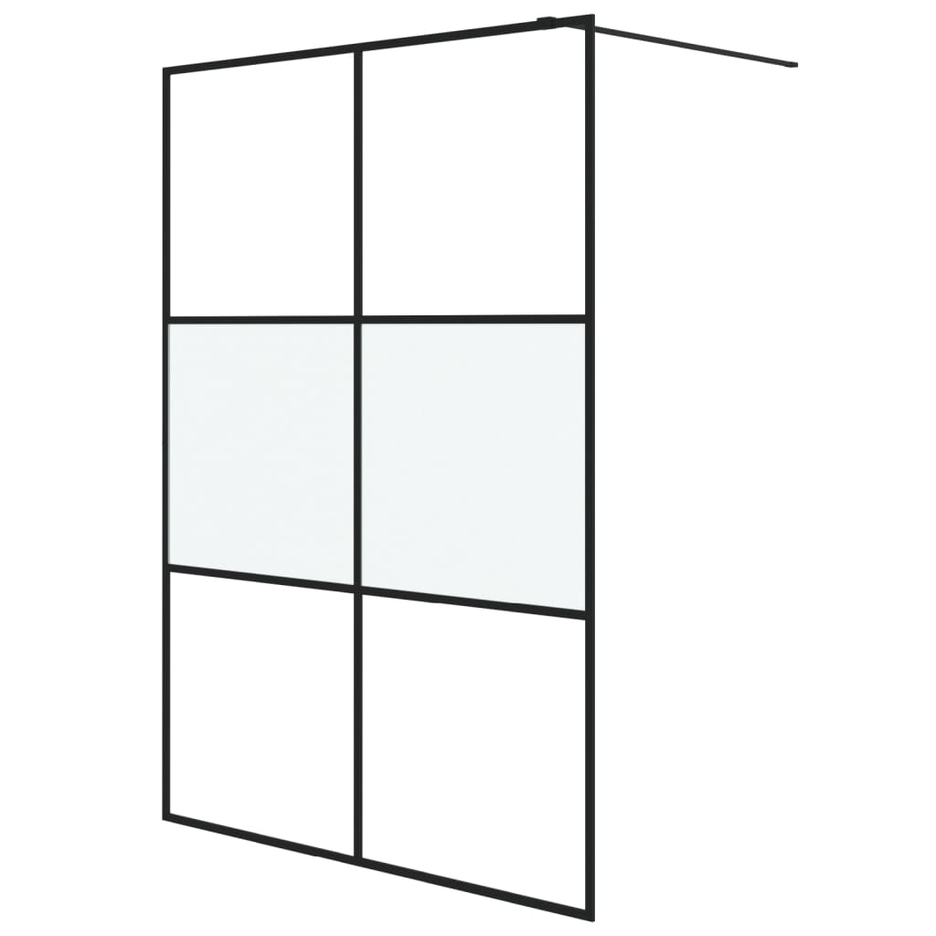 Parete Doccia Walk in 140x195 cm Vetro Semi Smerigliato ESG | homemem39