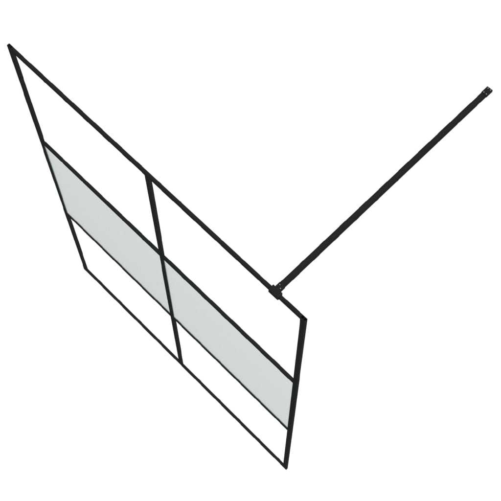 Parete Doccia Walk in 140x195 cm Vetro Semi Smerigliato ESG | homemem39