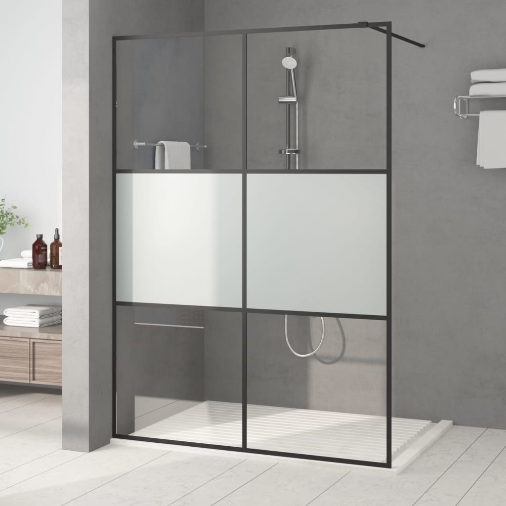 Parete Doccia Walk in 140x195 cm Vetro Semi Smerigliato ESG | homemem39