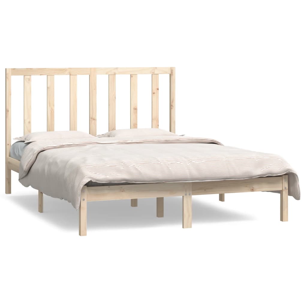 Giroletto senza Materasso 135x190 cm in Legno Massello di Pino | homemem39