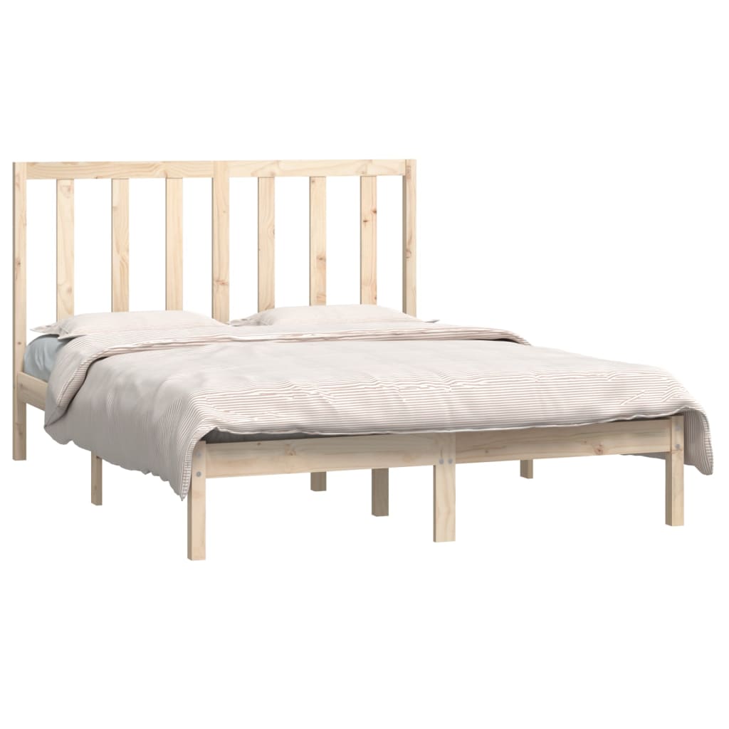 Giroletto senza Materasso 135x190 cm in Legno Massello di Pino | homemem39