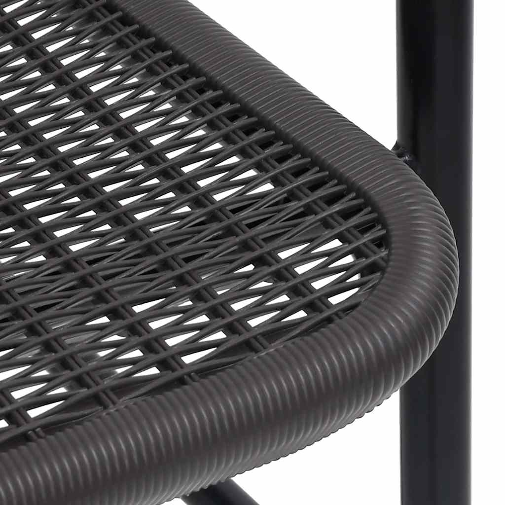 Sedie da Giardino 8 pz in Plastica Rattan e Acciaio 110 kg | homemem39