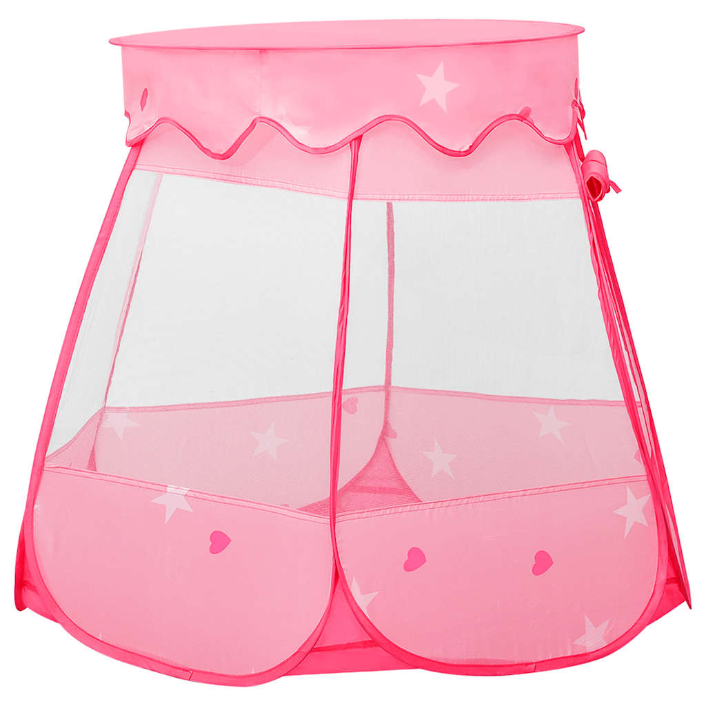 Tenda da Gioco per Bambini Rosa con 250 Palline 102x102x82 cm - homemem39