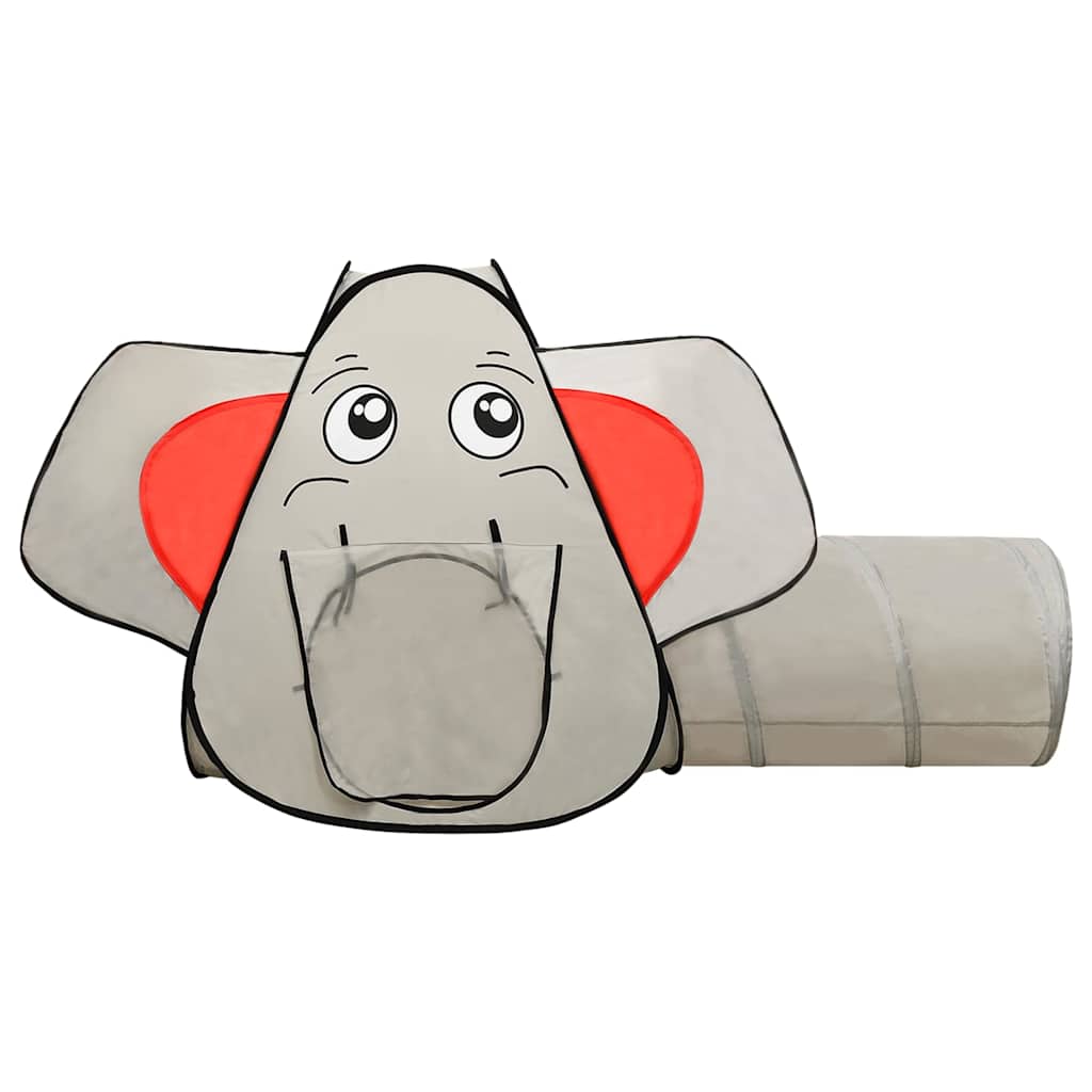 Tenda Gioco Bambini Elefante Grigio 250 Palline 174x86x101 cm - homemem39