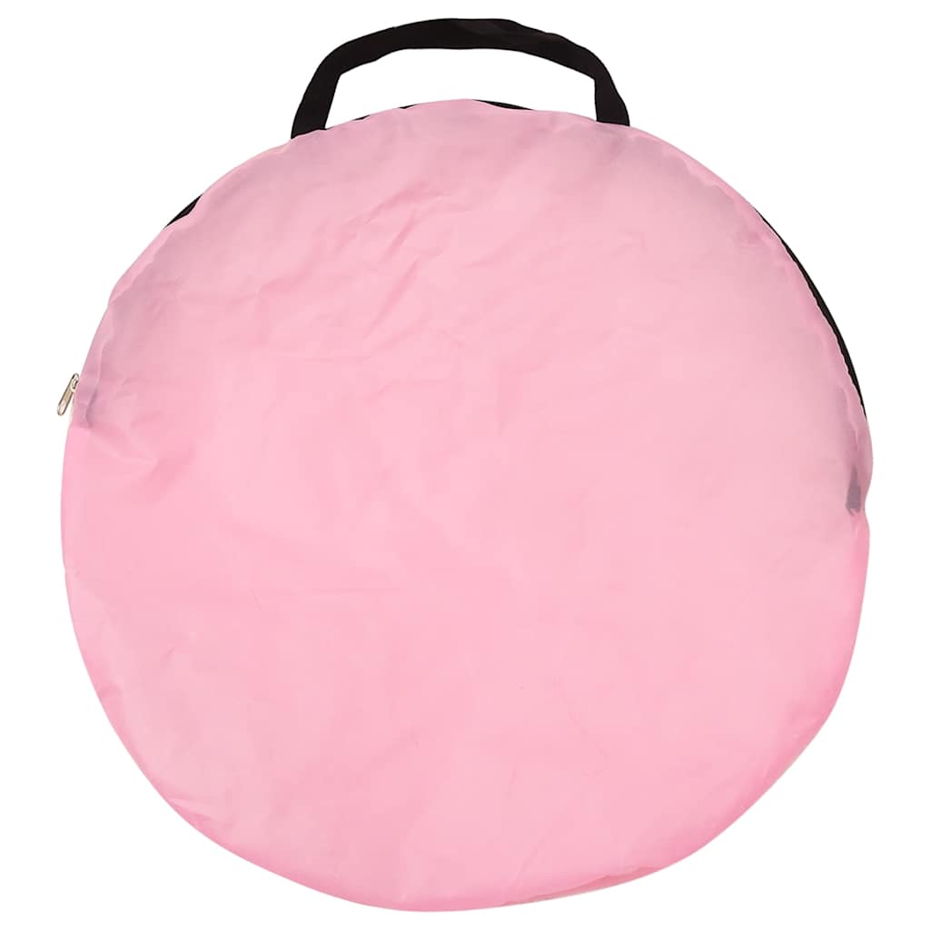 Tenda da Gioco per Bambini Rosa con 250 Palline 100x100x127 cm - homemem39