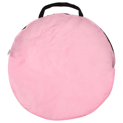 Tenda da Gioco per Bambini Rosa con 250 Palline 100x100x127 cm - homemem39