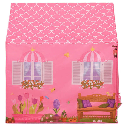 Tenda da Gioco per Bambini Rosa con 250 Palline 69x94x104 cm - homemem39