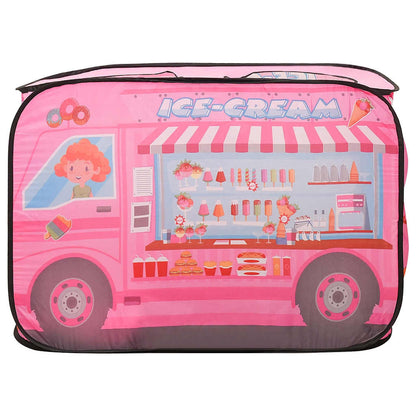 Tenda da Gioco per Bambini Rosa con 250 Palline 70x112x70 cm - homemem39
