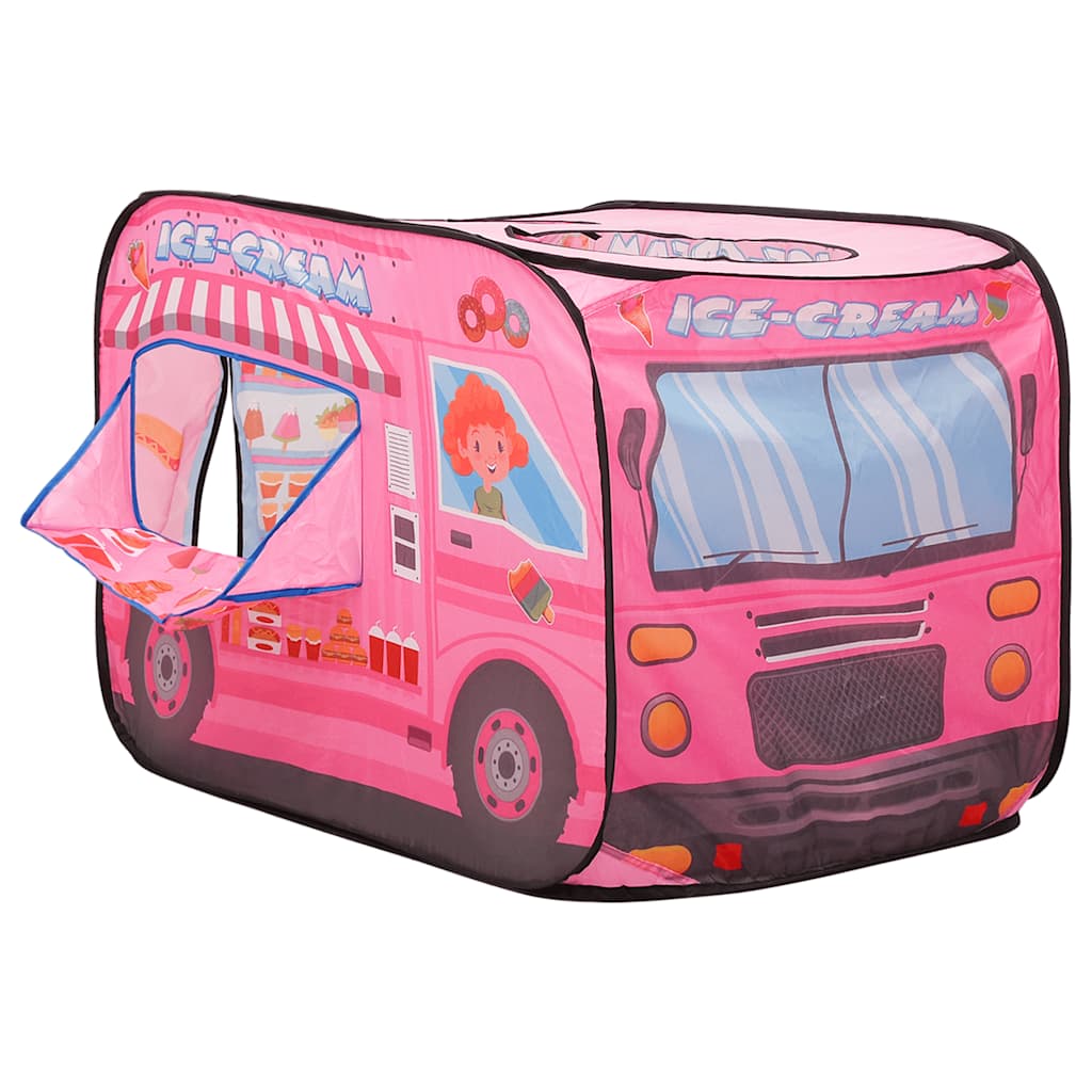 Tenda da Gioco per Bambini Rosa con 250 Palline 70x112x70 cm - homemem39