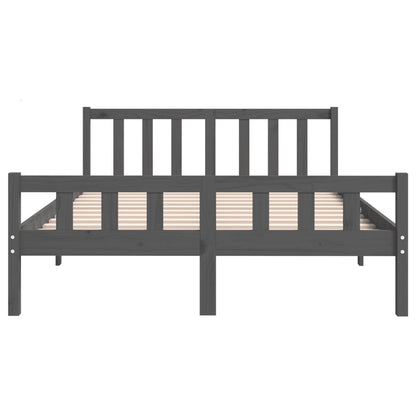 Giroletto Grigio in Legno Massello 140x190 cm | homemem39