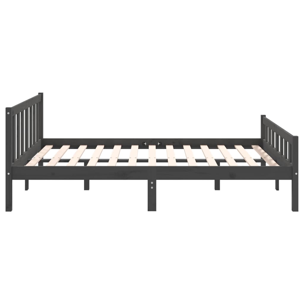 Giroletto Grigio in Legno Massello 140x190 cm | homemem39