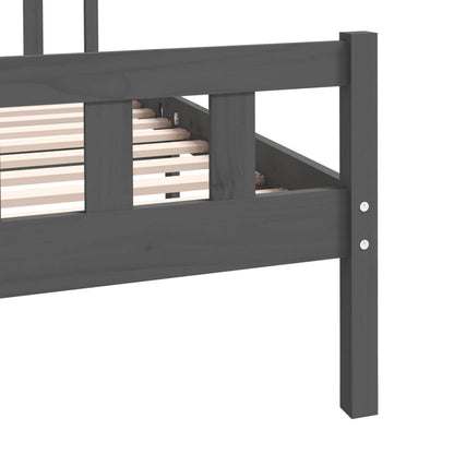Giroletto Grigio in Legno Massello 140x190 cm | homemem39