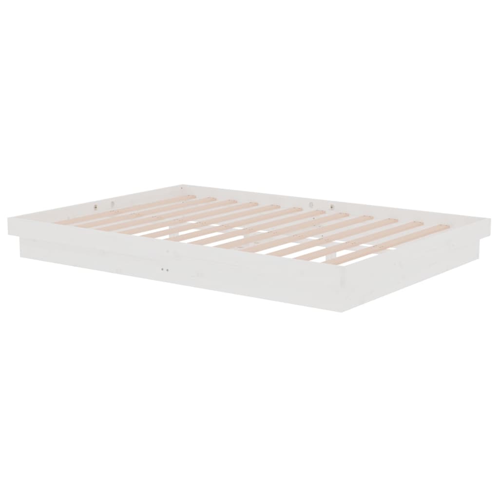 Giroletto Bianco in Legno Massello 140x200 cm | homemem39