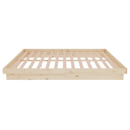 Giroletto senza Materasso in Legno Massello 160x200 cm - homemem39