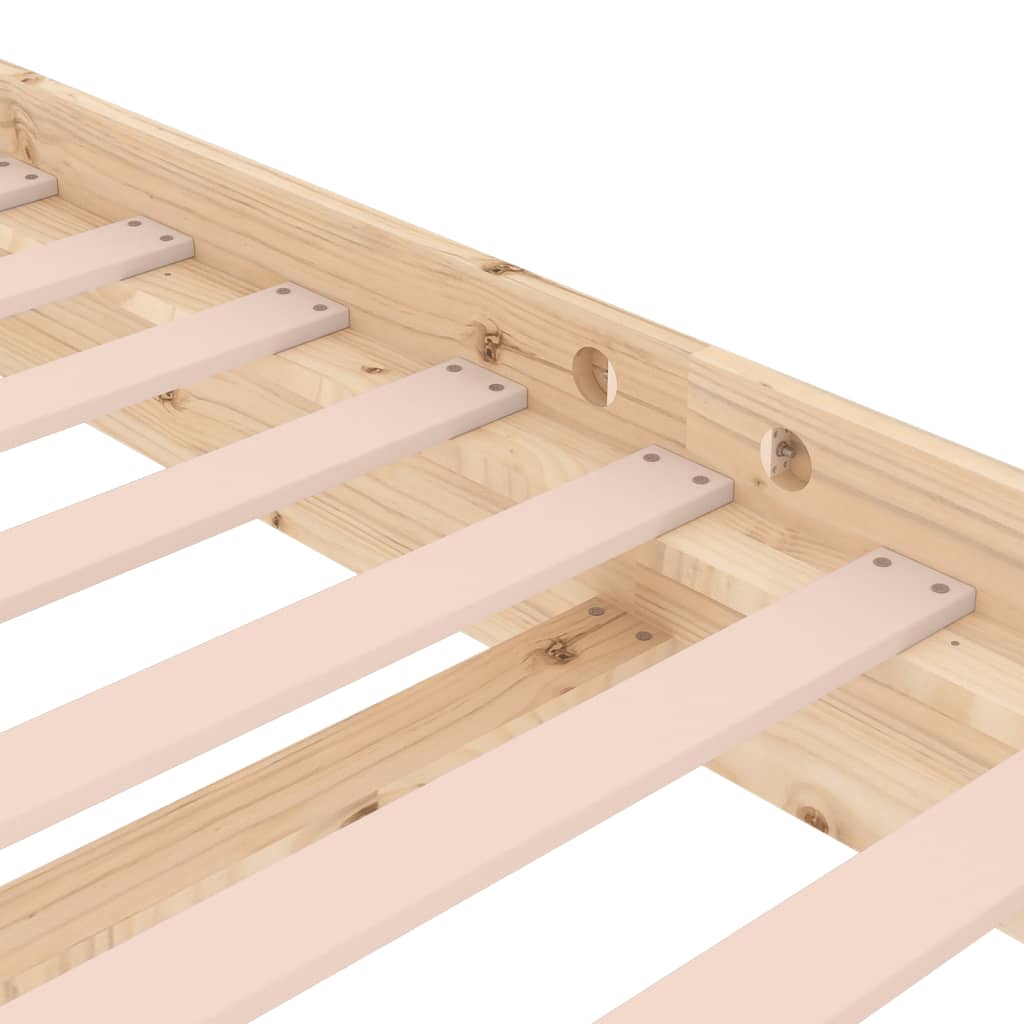 Giroletto senza Materasso in Legno Massello 160x200 cm | homemem39