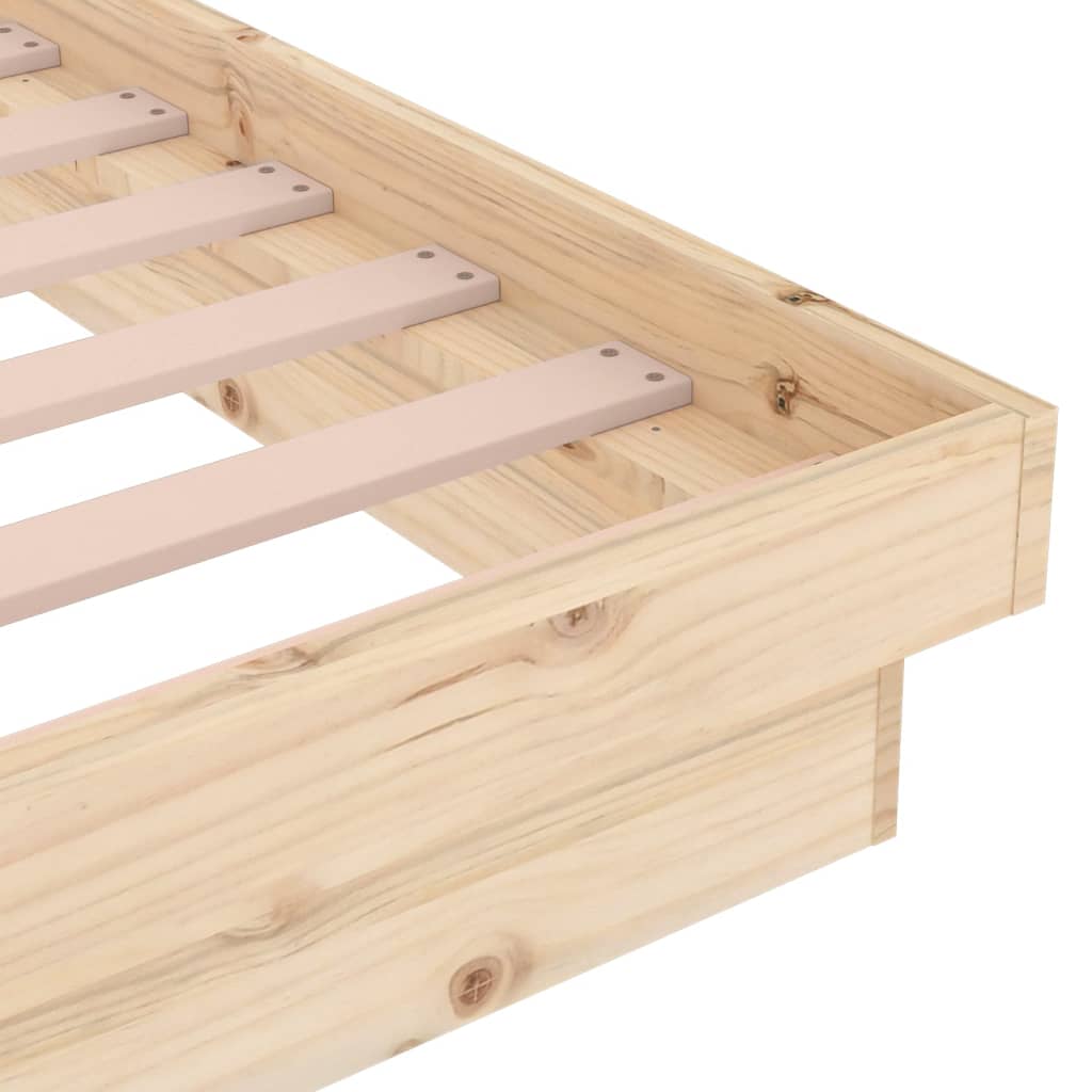 Giroletto senza Materasso in Legno Massello 160x200 cm | homemem39