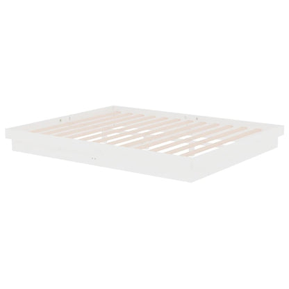 Giroletto Bianco in Legno Massello 160x200 cm | homemem39