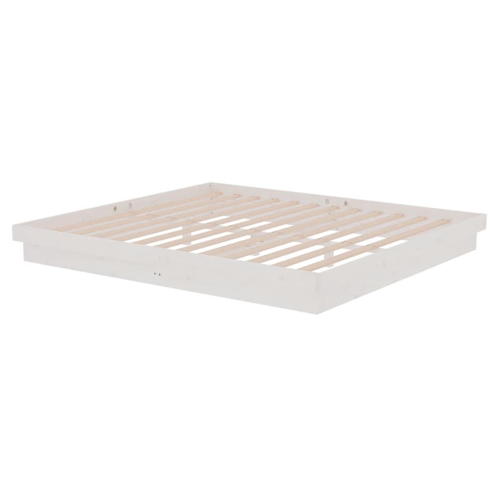 Giroletto Bianco in Legno Massello 180x200 cm Super King | homemem39