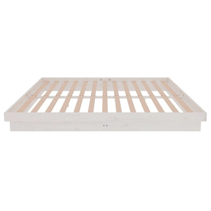 Giroletto Bianco in Legno Massello 180x200 cm Super King - homemem39